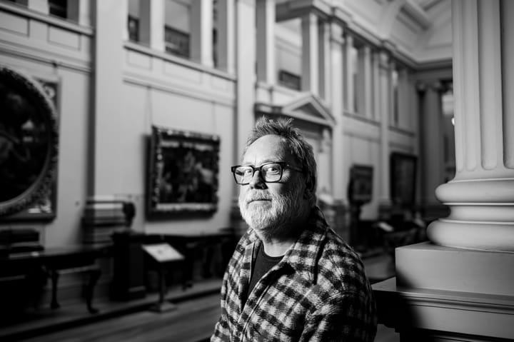 Jim Moir at the Lady Lever Art Gallery
